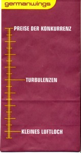 Kotztüten Germanwings