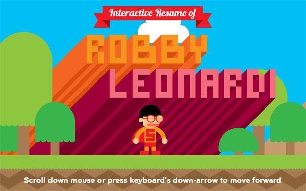 Interactive Resume – Robby Leonardi