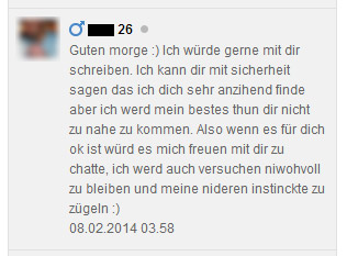 Neulich auf einer Single-Plattform (Niwohvoll)