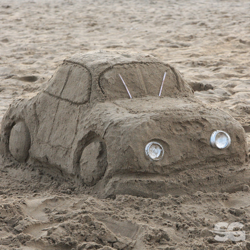 Auto aus Sand
